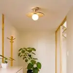 Oza Wooden Plafon Ceiling Light