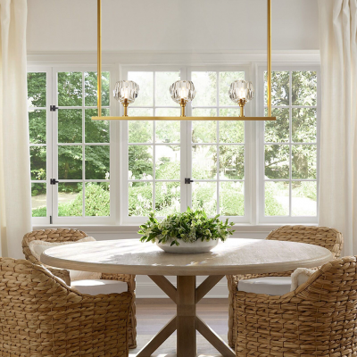 Adonis Linear Cristal Chandelier Light