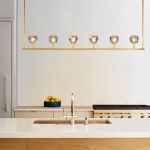 Adonis Linear Cristal Chandelier Light