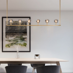 Adonis Linear Cristal Chandelier Light