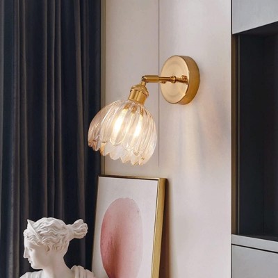 Elara Vintage Glass Tulip Sconce Elara Vintage Glass Tulip Sconce