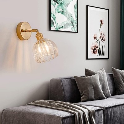 Elara Vintage Glass Tulip Sconce Elara Vintage Glass Tulip Sconce