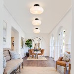 Ozimo Mid-Century Vintage Semi Flush Mount Ceiling Light