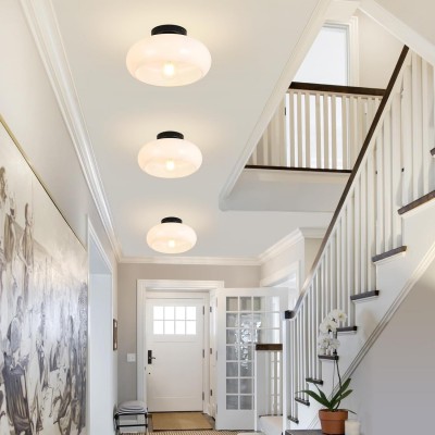 Ozimo Mid-Century Vintage Semi Flush Mount Ceiling Light