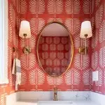 Ozuma One Light Wall Sconce with Linen Shade