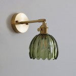 Elara Vintage Glass Tulip Sconce Elara Vintage Glass Tulip Sconce