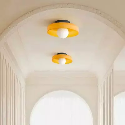 Zayn Colorful Glass Round LED Ceiling Light Zayn Colorful Glass Round LED Ceiling Light