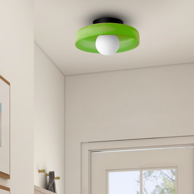 Zayn Colorful Glass Round LED Ceiling Light Zayn Colorful Glass Round LED Ceiling Light