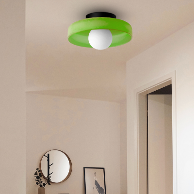 Zayn Colorful Glass Round LED Ceiling Light Zayn Colorful Glass Round LED Ceiling Light