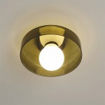 Zayn Colorful Glass Round LED Ceiling Light