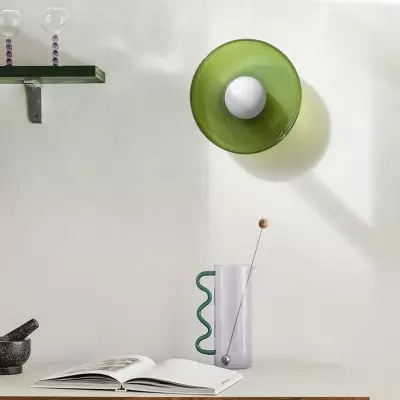 Zayn Colorful Glass Round LED Ceiling Light Zayn Colorful Glass Round LED Ceiling Light