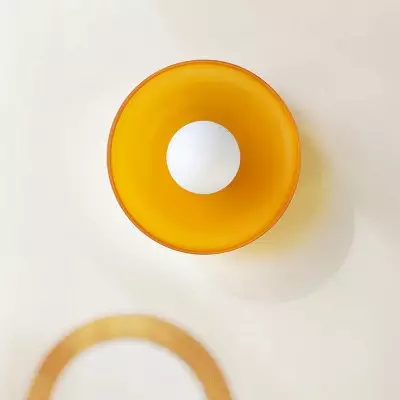 Zayn Colorful Glass Round LED Ceiling Light Zayn Colorful Glass Round LED Ceiling Light