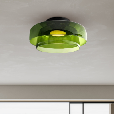 Hailie Creative Glass Ceiling Light Multi-Layer Pendant Lampshade Hailie Creative Glass Ceiling Light Multi-Layer Pendant Lampshade
