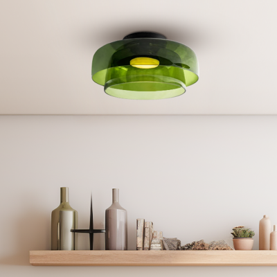 Hailie Creative Glass Ceiling Light Multi-Layer Pendant Lampshade Hailie Creative Glass Ceiling Light Multi-Layer Pendant Lampshade