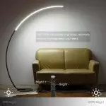 Harte Ultra Bright Dimmable Arc LED Floor Lamp