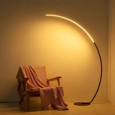 Harte Ultra Bright Dimmable Arc LED Floor Lamp Harte Ultra Bright Dimmable Arc LED Floor Lamp