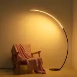 Harte Ultra Bright Dimmable Arc LED Floor Lamp
