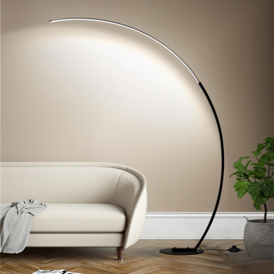Harte Ultra Bright Dimmable Arc LED Floor Lamp Harte Ultra Bright Dimmable Arc LED Floor Lamp