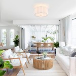 Halsey Fabric Floral Drum Shade Ceiling Light