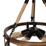 Lekha Farmhouse Vintage Drum Pendant Light