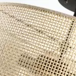 Zaylen Farmhouse Rattan Semi Flush Mount Ceiling Light