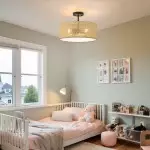 Zaylen Farmhouse Rattan Semi Flush Mount Ceiling Light