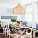 Janvi Rustic Farmhouse Style Rattan Novelty Pendant Light