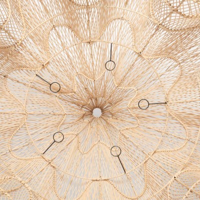 Janvi Rustic Farmhouse Style Rattan Novelty Pendant Light