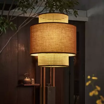 Trisha Rustic Double Cylinder Pendant Light Trisha Rustic Double Cylinder Pendant Light