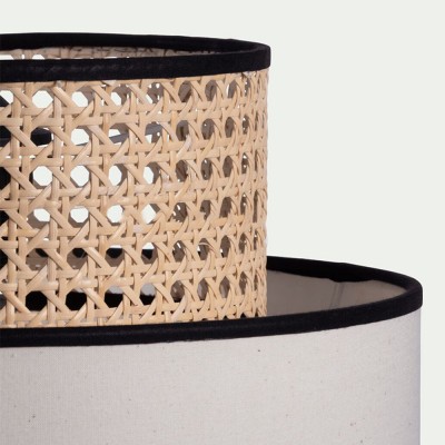 Trisha Rustic Double Cylinder Pendant Light