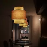 Trisha Rustic Double Cylinder Pendant Light