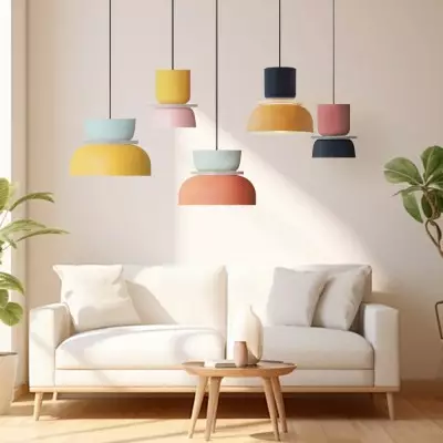 Vesperia Nordic Macaron Pendant Light for Round Dining Table Vesperia Nordic Macaron Pendant Light for Round Dining Table