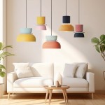 Vesperia Nordic Macaron Pendant Light for Round Dining Table