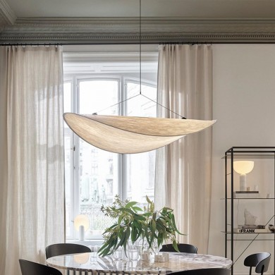 Hawkes Scandinavian Style Minimalist Fabric Pendant Light