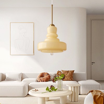Carla Colorful Gourd Shaped Glass Shade Pendant Light Carla Colorful Gourd Shaped Glass Shade Pendant Light