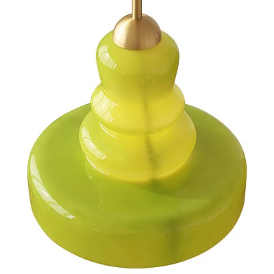 Carla Colorful Gourd Shaped Glass Shade Pendant Light Carla Colorful Gourd Shaped Glass Shade Pendant Light