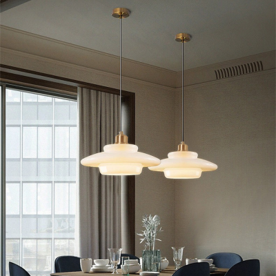 Ritika Vintage Art Cream Multi-Shape Glass Pendant Light Ritika Vintage Art Cream Multi-Shape Glass Pendant Light