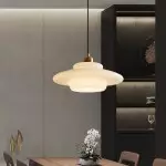 Ritika Vintage Art Cream Multi-Shape Glass Pendant Light Ritika Vintage Art Cream Multi-Shape Glass Pendant Light
