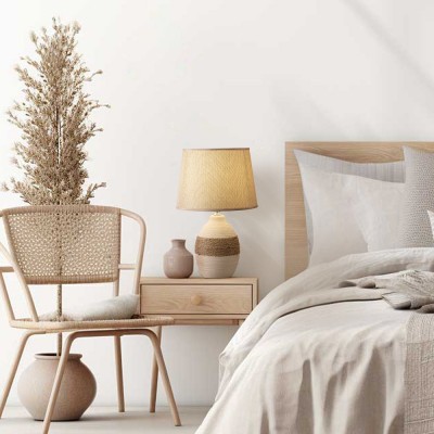 Rocco Handmade Simple Rustic Ceramic Table Lamp Rocco Handmade Simple Rustic Ceramic Table Lamp