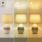 Rocco Handmade Simple Rustic Ceramic Table Lamp