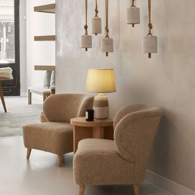 Rocco Handmade Simple Rustic Ceramic Table Lamp Rocco Handmade Simple Rustic Ceramic Table Lamp