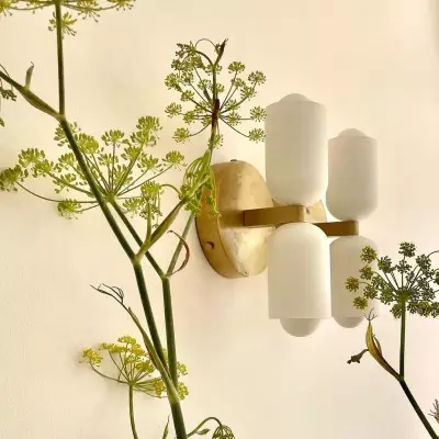 Mahira Glass Up Down Wall Sconce Mahira Glass Up Down Wall Sconce