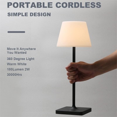 Halley Exquisite Brass Color Rechargeable Dimmable Cordless Table Lamp Halley Exquisite Brass Color Rechargeable Dimmable Cordless Table Lamp