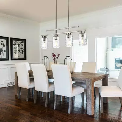 Gishm Scandinavian Clear Glass Chandelier Gishm Scandinavian Clear Glass Chandelier