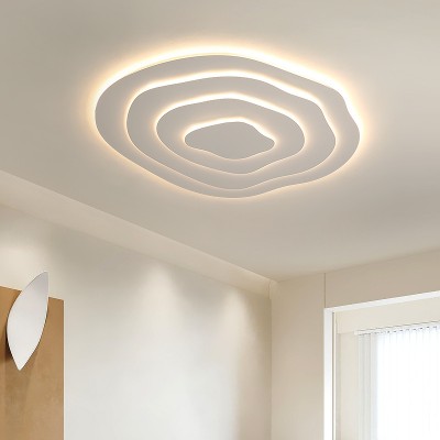 Hamer Minimalist Irregular Round Multilayer Ceiling Light Hamer Minimalist Irregular Round Multilayer Ceiling Light