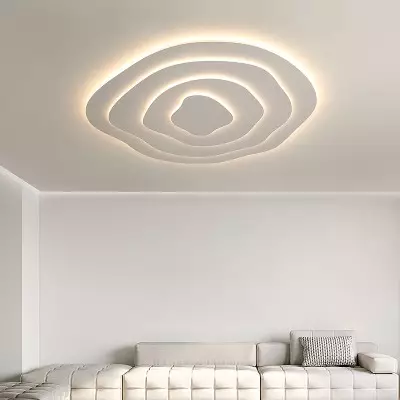 Hamer Minimalist Irregular Round Multilayer Ceiling Light Hamer Minimalist Irregular Round Multilayer Ceiling Light