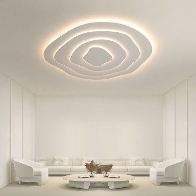 Hamer Minimalist Irregular Round Multilayer Ceiling Light Hamer Minimalist Irregular Round Multilayer Ceiling Light