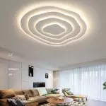 Hamer Minimalist Irregular Round Multilayer Ceiling Light
