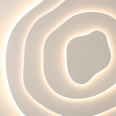 Hamer Minimalist Irregular Round Multilayer Ceiling Light Hamer Minimalist Irregular Round Multilayer Ceiling Light