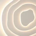 Hamer Minimalist Irregular Round Multilayer Ceiling Light